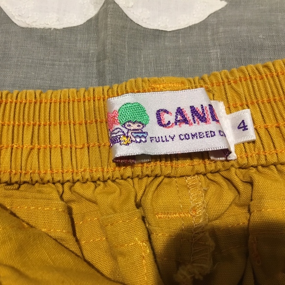SOLD****CANDY SHORTS FOR BOYS, SIZE 4 IN GOLDEN YELLOW - Picture 5 of 7